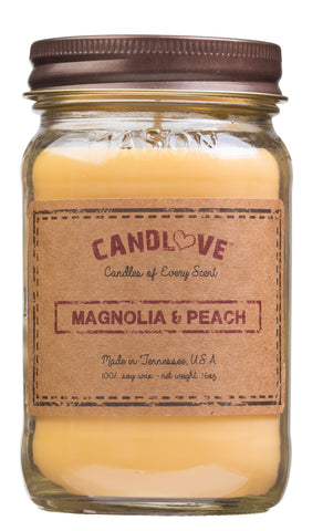 Magnolia & Peach 16 oz. Candles