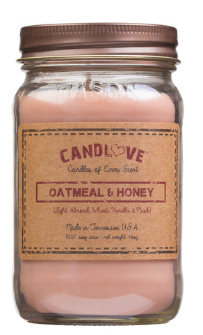 Oatmeal & Honey 16 oz. Candles