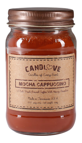 Mocha Cappuccino 16 oz. Candles