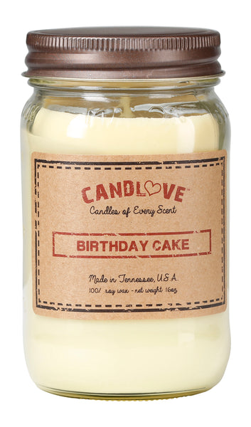 Birthday Cake 16 oz. Candles