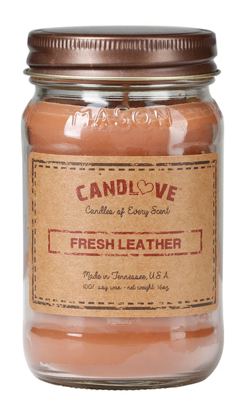 Fresh Leather 16 oz. Candles