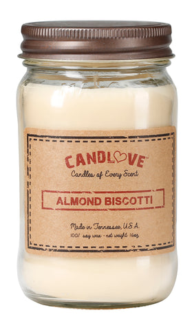Almond Biscotti 16 oz. Candles