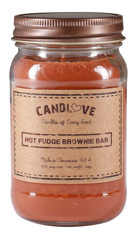 Hot Fudge Brownie Bar 16 oz. Candles