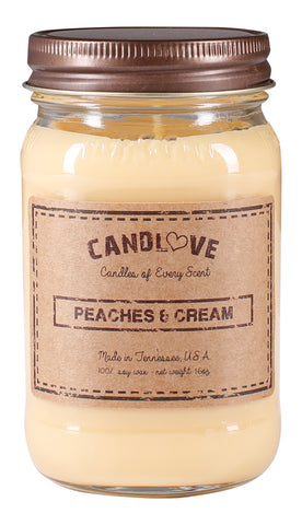 Peaches & Cream 16 oz. Candles